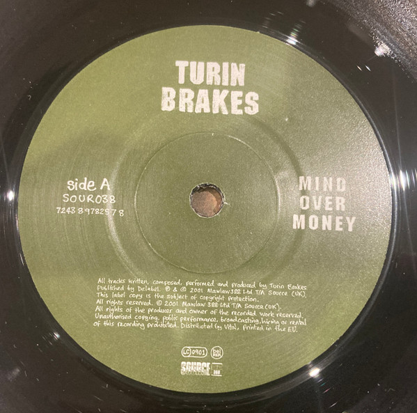 Turin Brakes - Mind Over Money | Source (SOUR 038) - 4