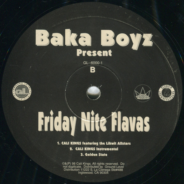 Baka Boyz - Friday Nite Flavas | Ground Level Distribution (GL-6000-1) - 2 Baka Boyz - Friday Nite Flavas | Ground Level Distribution (GL-6000-1) - 2