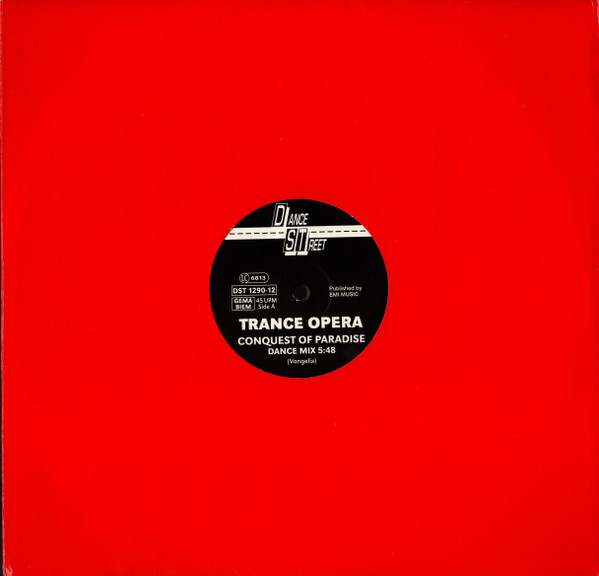 Trance Opera - Conquest Of Paradise | Dance Street (DST 1290-12) - 3