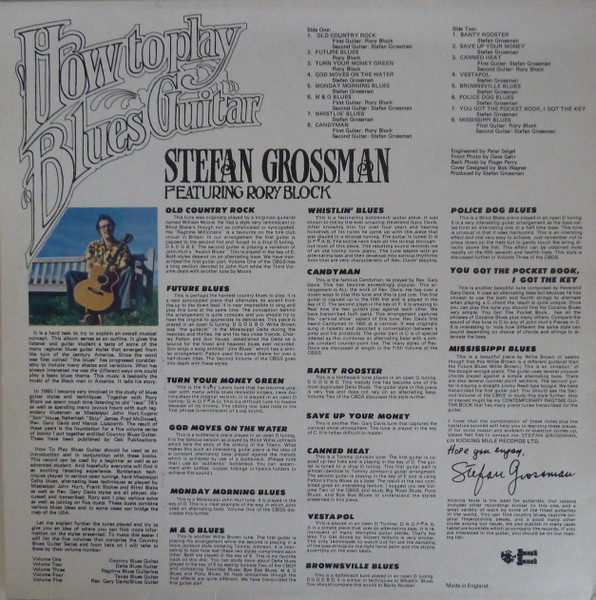 Stefan Grossman featuring Rory Block - How To Play Blues Guitar | Sonet (SNKF 150) - 2