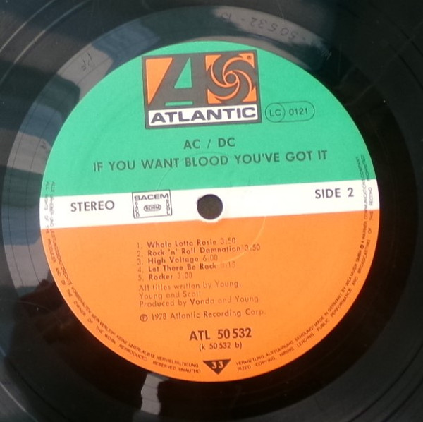 AC/DC - If You Want Blood You've Got It | Atlantic (ATL 50 532) - 4