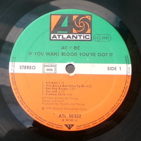 AC/DC - If You Want Blood You've Got It | Atlantic (ATL 50 532) - 3