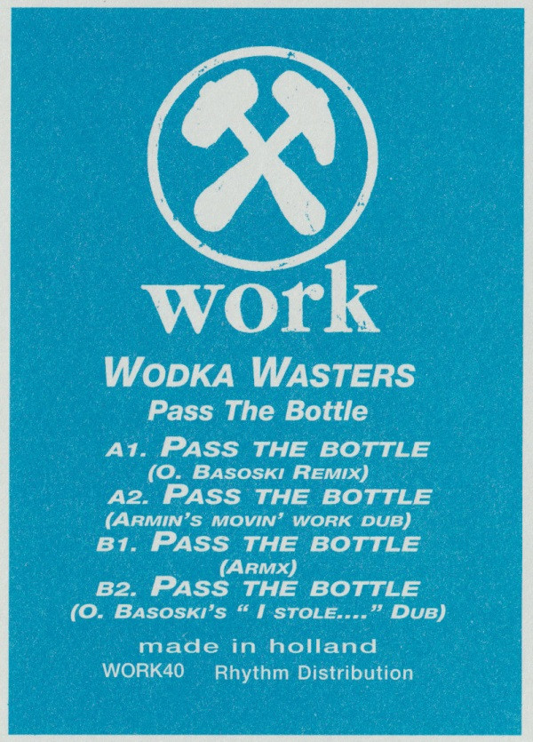 Wodka Wasters - Pass The Bottle | Work Records (WORK 40) - 5