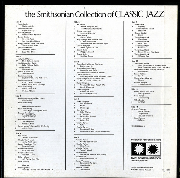 Various - The Smithsonian Collection Of Classic Jazz | Smithsonian Collection (P6 11891) - 2