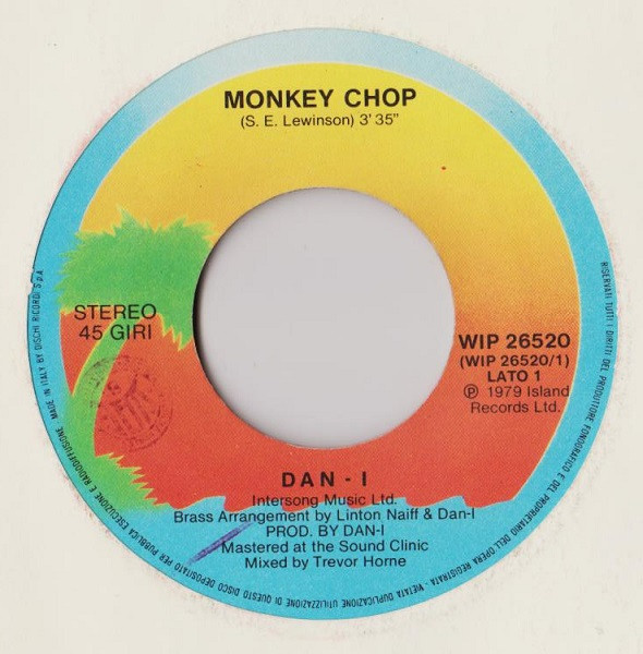 Dan-I - Monkey Chop | Island Records (WIP 26520) - 3 Dan-I - Monkey Chop | Island Records (WIP 26520) - 3