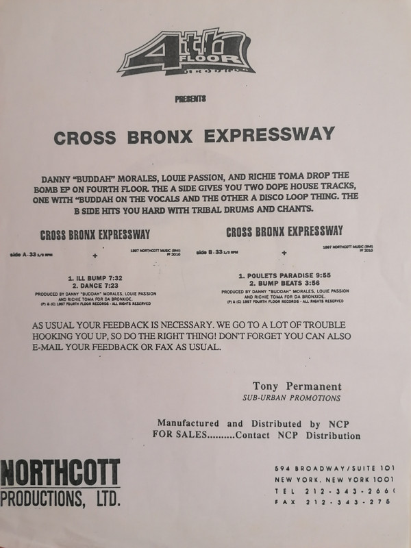 Cross Bronx Expressway - Cross Bronx Expressway EP | 4th Floor Records (ff 2010) - main