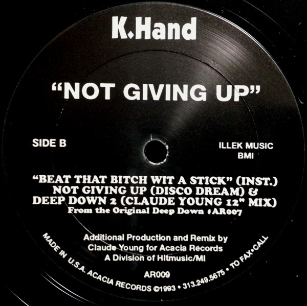 Kelli Hand - Not Giving Up | Acacia Records (AR009) - 2