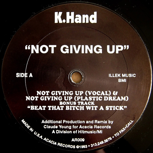 Kelli Hand - Not Giving Up | Acacia Records (AR009)