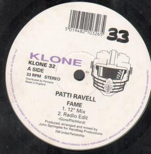 Patti Ravell - Fame | Klone Records (KLONE 32) Patti Ravell - Fame | Klone Records (KLONE 32)