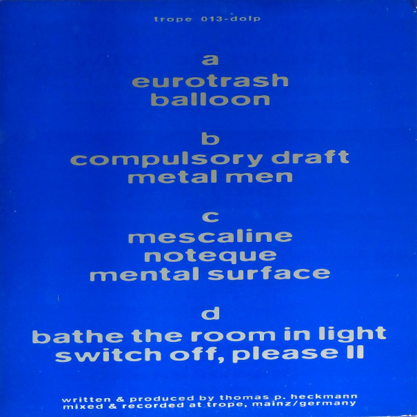 Drax - Tales From The Mental Plane | Trope Recordings (trope 013-dolp) - 2