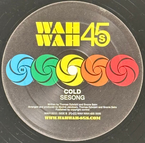 Sesong - Love Untold / Cold | Wah Wah 45s (WAH12010) - 2