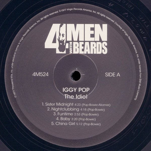 Iggy Pop - The Idiot | 4 Men With Beards (4M 524) - 4
