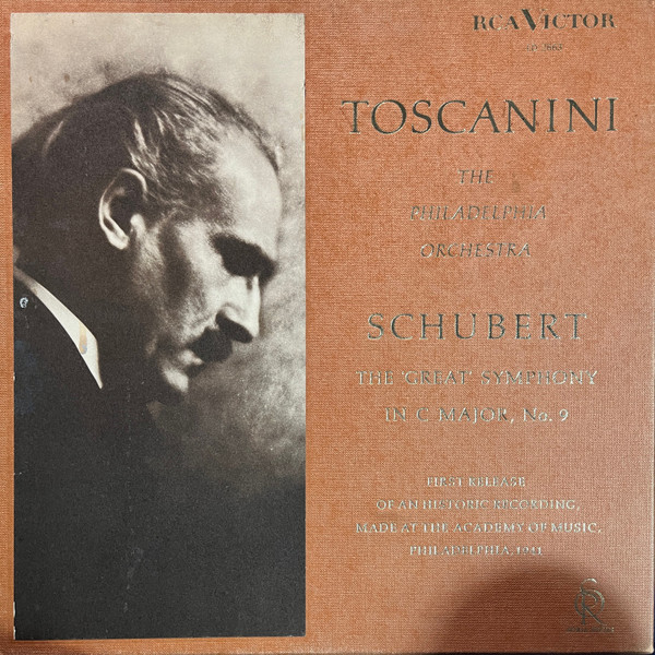 Arturo Toscanini , The Philadelphia Orchestra , Franz Schubert - The 'Great' Symphony In C Major, No. 9 | RCA Victor (LD 2663)
