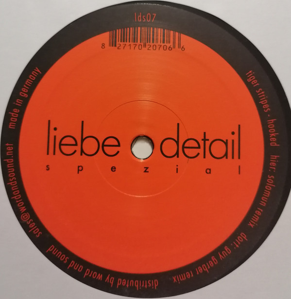Tiger Stripes - Hooked Remixes | liebe*detail spezial (lds07) - main