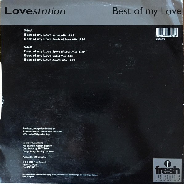 Lovestation - Best Of My Love | Fresh (FRSHT8) Lovestation - Best Of My Love | Fresh (FRSHT8)