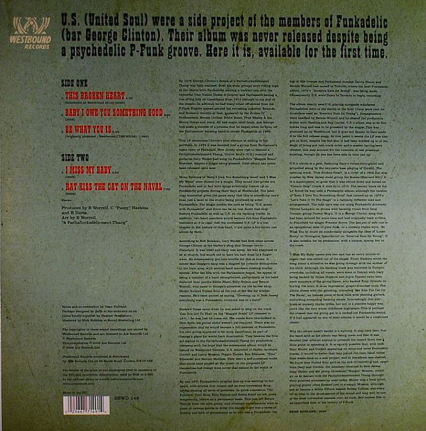 U.S. - Music With Funkadelic | Westbound Records (SEWD 149)