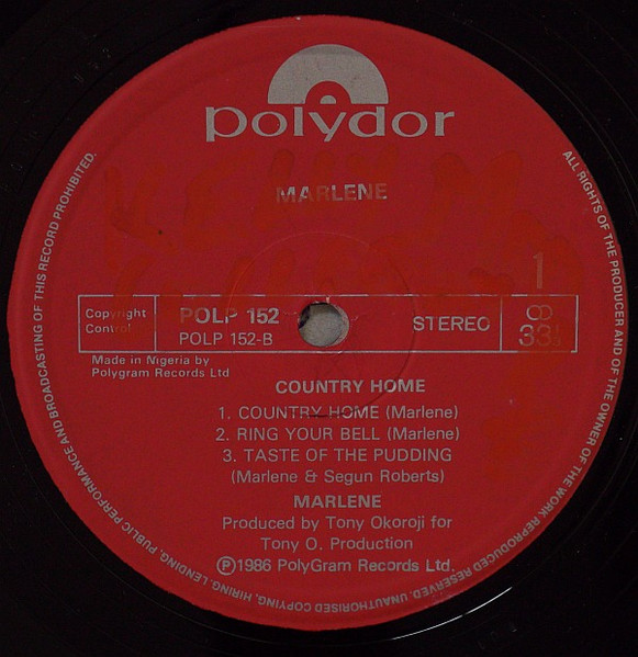 Marlene - Country Home | Polydor (POLP 152) - 3