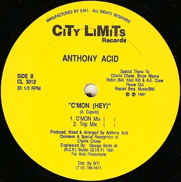 Anthony Acid - Don't Disturb This Groove / C'Mon (Hey) | City Limits (CL 3012) - 2 Anthony Acid - Don't Disturb This Groove / C'Mon (Hey) | City Limits (CL 3012) - 2