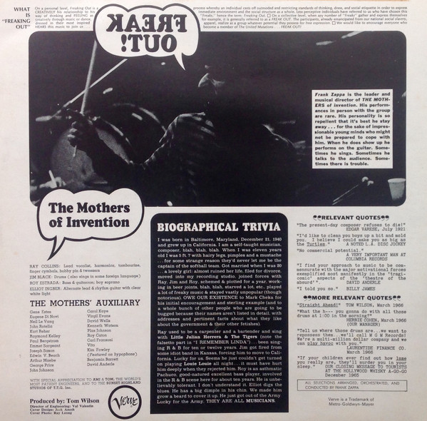 The Mothers - Freak Out! | Verve Records (2683 004) - 2
