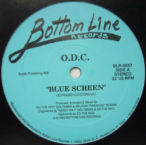 O.D.C. - Blue Screen | Bottom Line Records (BLR-9057) - main O.D.C. - Blue Screen | Bottom Line Records (BLR-9057) - main