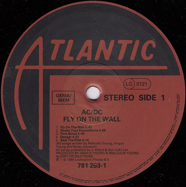 AC/DC - Fly On The Wall | Atlantic (781 263-1) - 3 AC/DC - Fly On The Wall | Atlantic (781 263-1) - 3