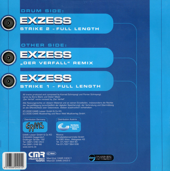 DJ Taylor & Flow - Exzess | EAMS (EAMS 2402-1) - 2 DJ Taylor & Flow - Exzess | EAMS (EAMS 2402-1) - 2