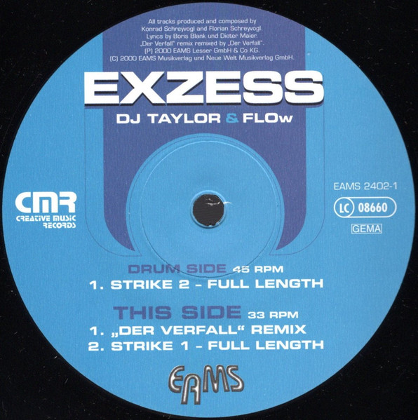 DJ Taylor & Flow - Exzess | EAMS (EAMS 2402-1) - 4 DJ Taylor & Flow - Exzess | EAMS (EAMS 2402-1) - 4