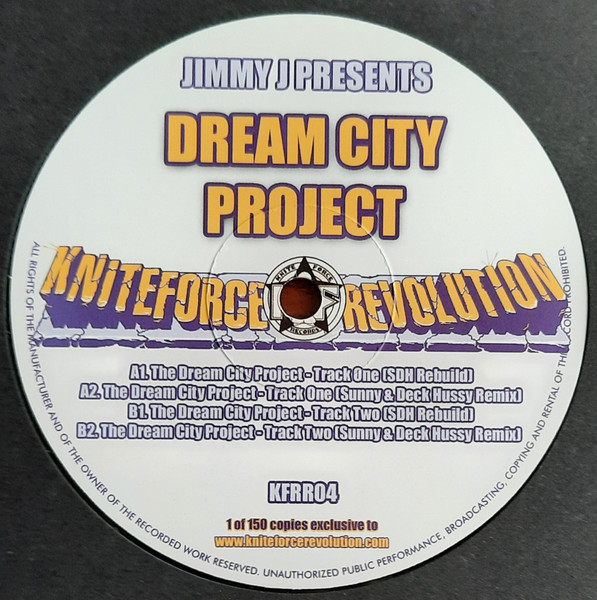Jimmy J - Presents Dream City Project - Dream City EP | Kniteforce Revolution Records (KFRR04) - 3