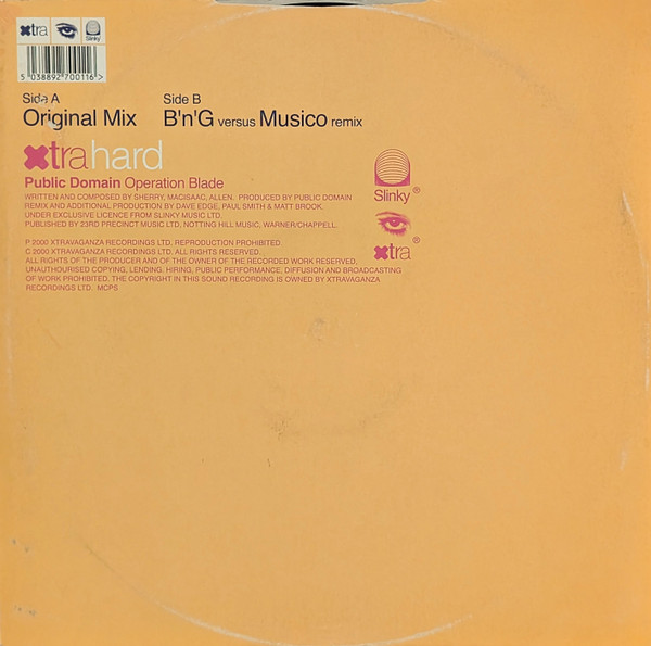 Public Domain - Operation Blade (Bass In The Place...) | Xtrahard (X2H112) - 2 Public Domain - Operation Blade (Bass In The Place...) | Xtrahard (X2H112) - 2