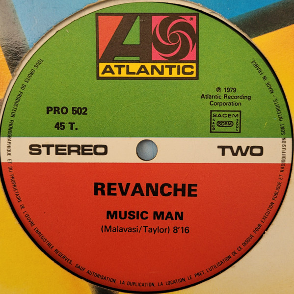 Suzi Lane / Revanche - Harmony / Music Man | Elektra (PRO  502)