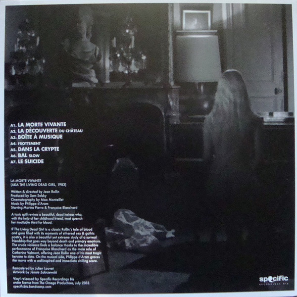 Philippe D'Aram - La Morte Vivante (Original Motion Picture Soundtrack) | Specific Bis (SPCFCBIS005) - 2