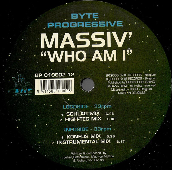 Massiv' - Who Am I | Byte Progressive (BP 010002-12) - 4