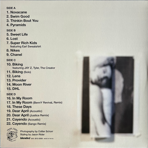 Frank Ocean - The Singles 2012-2020 | Blonded (none) - 2