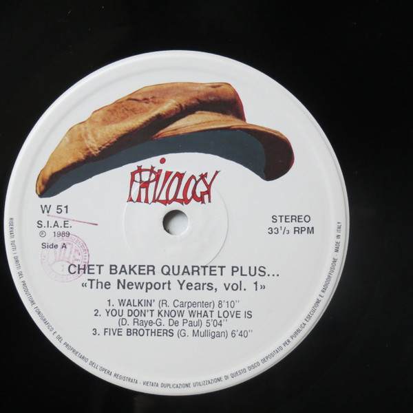 Chet Baker - The Newport Years, Vol. 1 | Musica Jazz (W 51) - 3 Chet Baker - The Newport Years, Vol. 1 | Musica Jazz (W 51) - 3