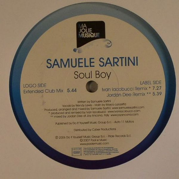 Samuele Sartini - Soul Boy | Ma Jolie Musique (MJM 008)