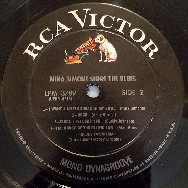 Nina Simone - Nina Simone Sings The Blues | RCA Victor (LPM-3789) - 4 Nina Simone - Nina Simone Sings The Blues | RCA Victor (LPM-3789) - 4