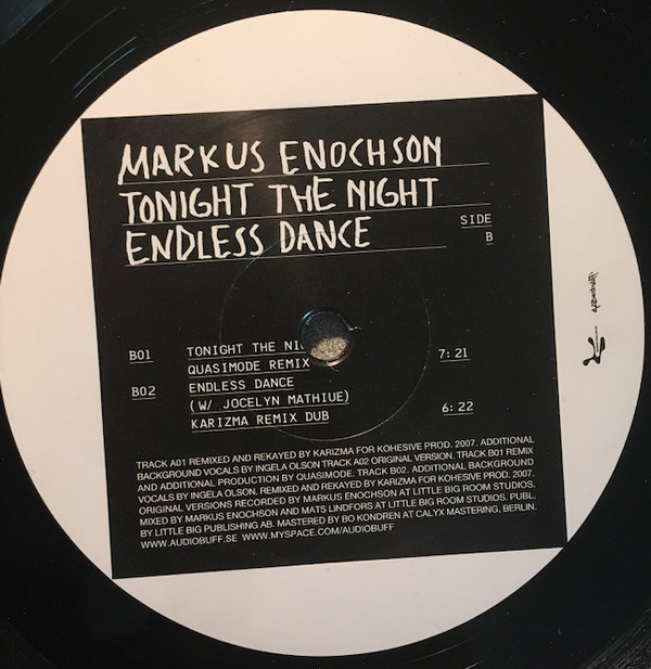 Markus Enochson - Endless Dance / Tonight The Night | Sonar Kollektiv (SK115) - 2
