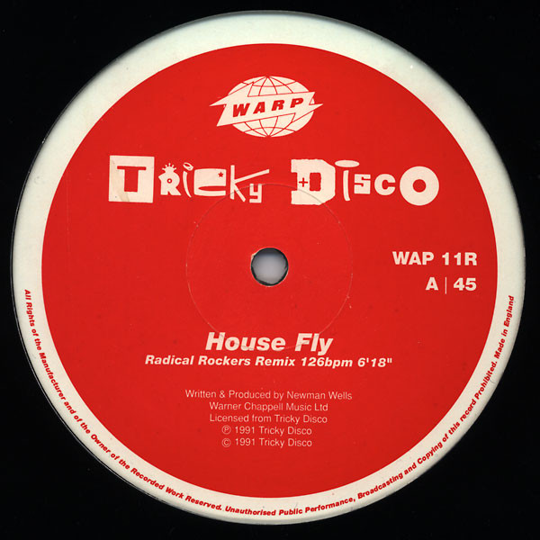 Tricky Disco - House Fly (Radical Rockers Remix) | Warp Records (WAP 11R) - 3