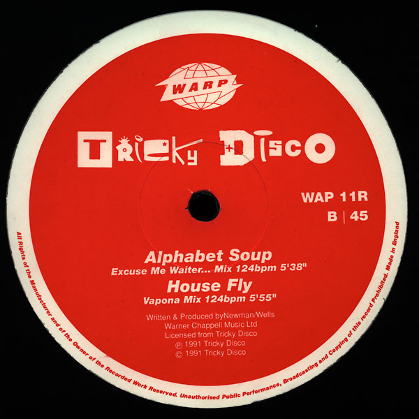 Tricky Disco - House Fly (Radical Rockers Remix) | Warp Records (WAP 11R) - 4