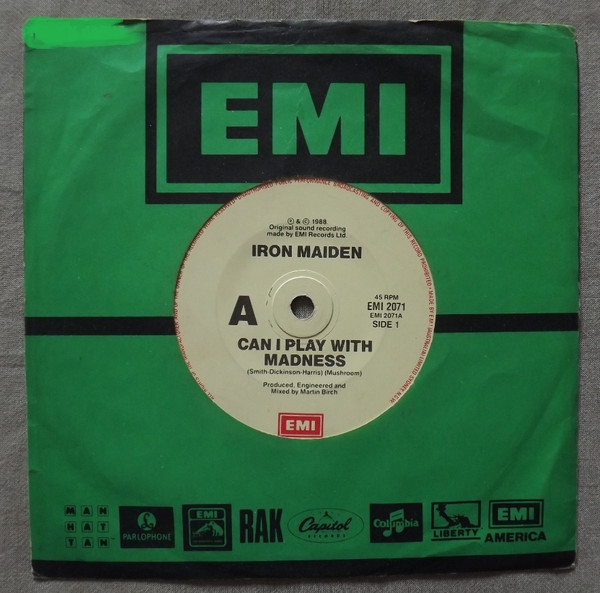 Iron Maiden - Can I Play With Madness | EMI (EMI 2071)