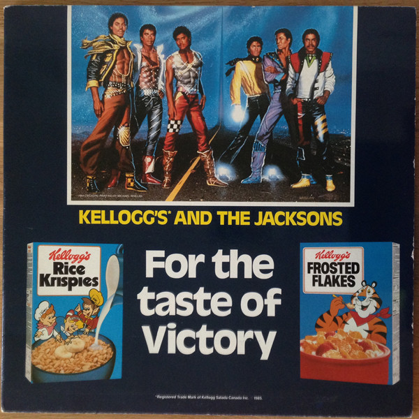 The Jacksons - Kellogg's And The Jacksons - For The Taste Of Victory | Epic (8E8-39576) - main