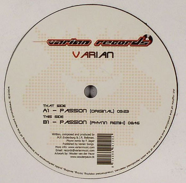 Varian - Passion | Varian Records (VMVR002)