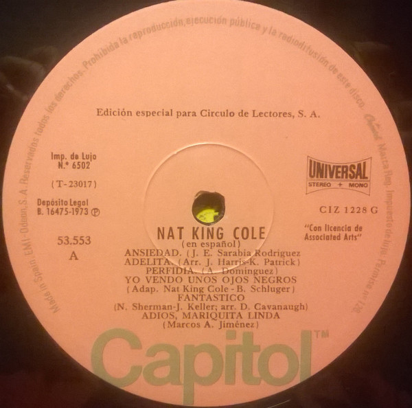 Nat King Cole - En Español | Capitol Records (53.553) - 3 Nat King Cole - En Español | Capitol Records (53.553) - 3