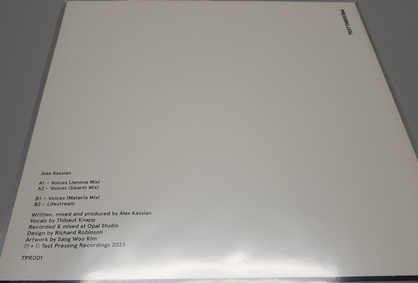 Alex Kassian - Voices | Test Pressing Recordings (TPR001) - 2 Alex Kassian - Voices | Test Pressing Recordings (TPR001) - 2
