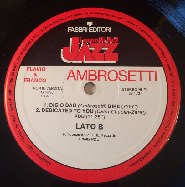 Flavio Ambrosetti E Franco Ambrosetti - Flavio E Franco Ambrosetti | Fabbri Editori (GdJ 98) - 4