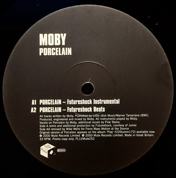 Moby - Porcelain (Promo 2) | Mute (PL12Mute252) - 3 Moby - Porcelain (Promo 2) | Mute (PL12Mute252) - 3