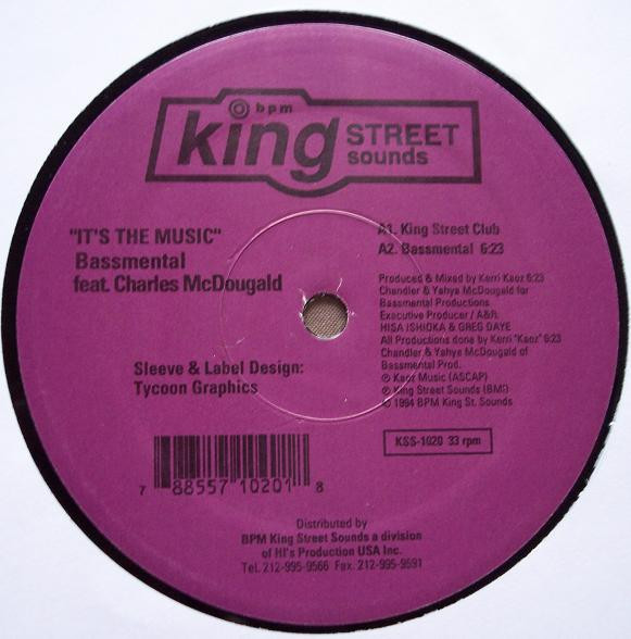 Bassmental Feat. Charles McDougald - It's The Music | BPM King Street Sounds (KSS-1020)
