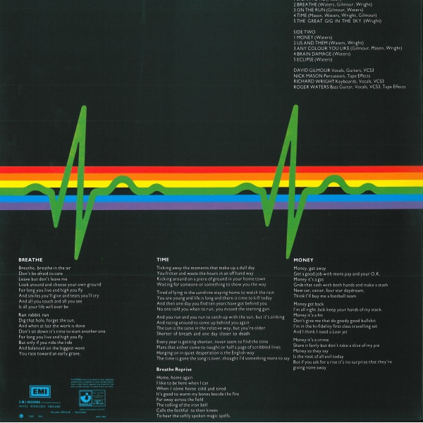 Pink Floyd - The Dark Side Of The Moon | Harvest (SHVL 804) - 2 Pink Floyd - The Dark Side Of The Moon | Harvest (SHVL 804) - 2