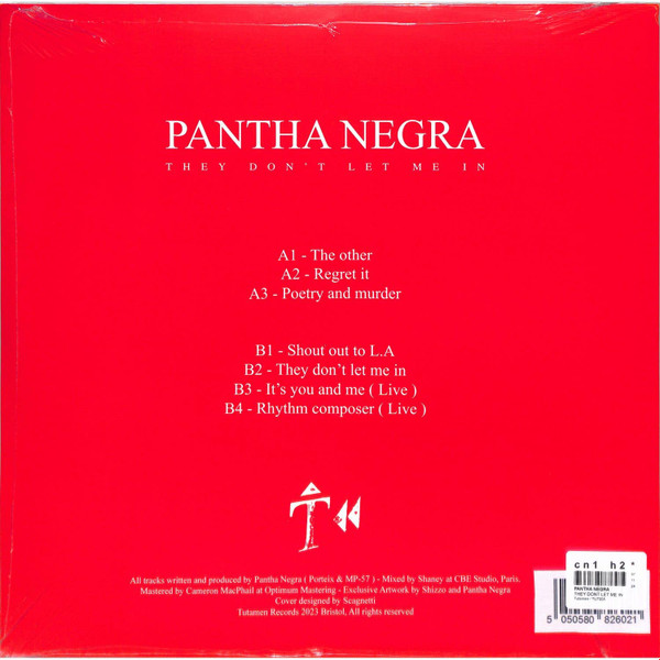 Pantha Negra - They Don't Let Me In | Tutamen (TUT005) - 2