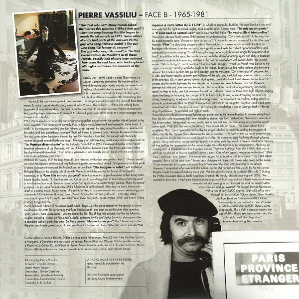 Pierre Vassiliu - Face B - 1965-1981 | Born Bad Records (BB100) - 3 Pierre Vassiliu - Face B - 1965-1981 | Born Bad Records (BB100) - 3
